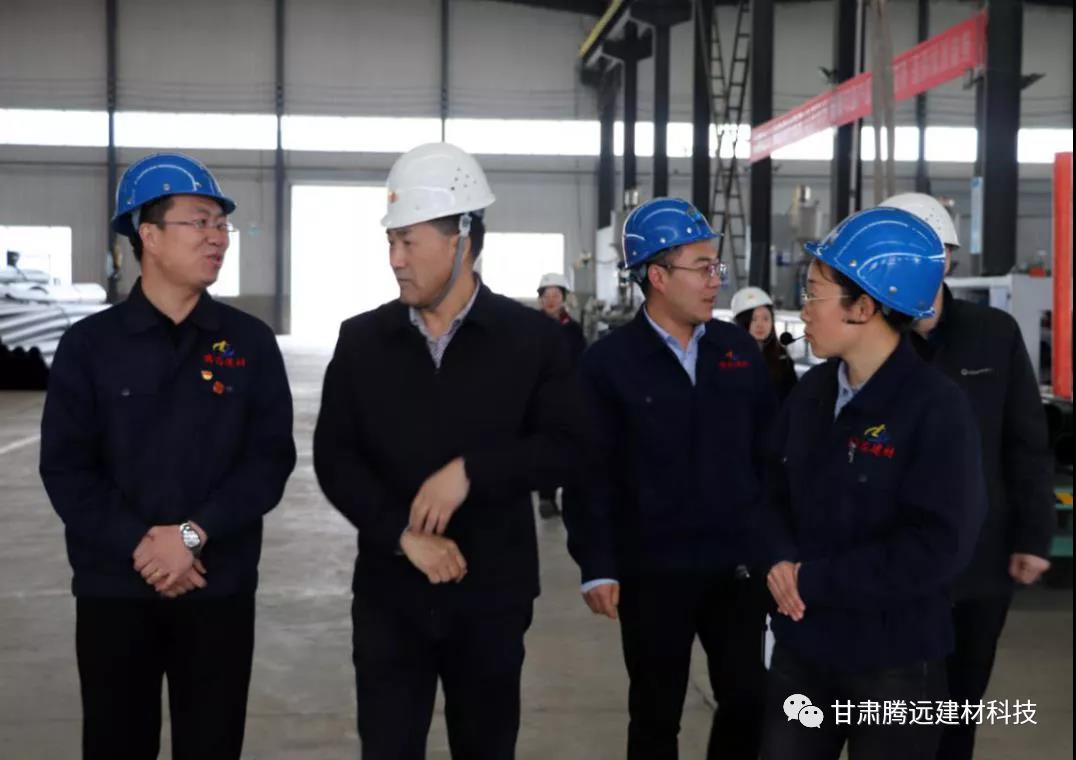 甘肅省工信廳領導蒞臨我公司調(diào)研 甘肅省工信廳領導蒞臨我公司調(diào)研